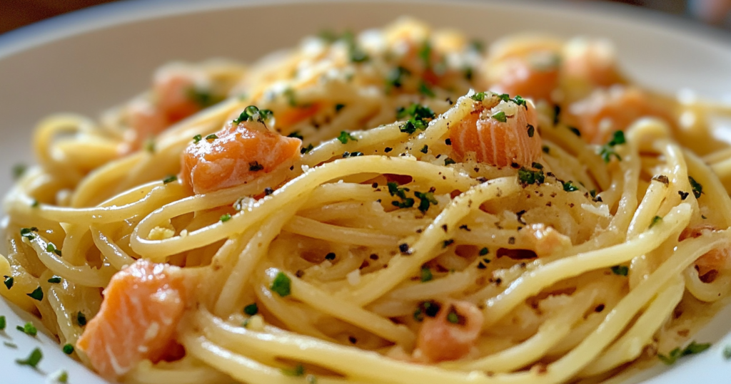 Salmon Pasta 