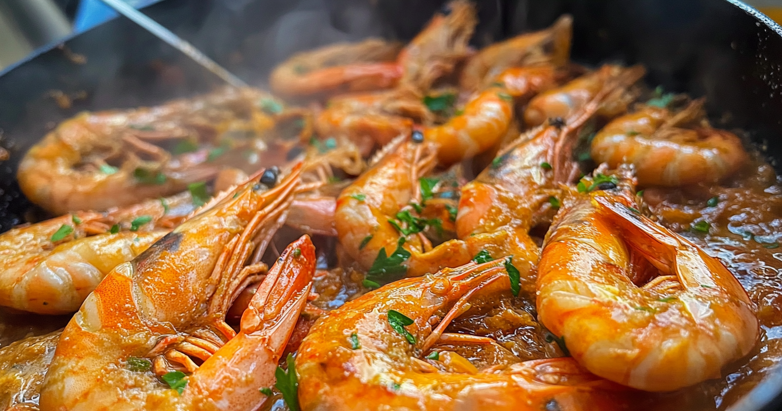 Why do you soak shrimp before cooking?