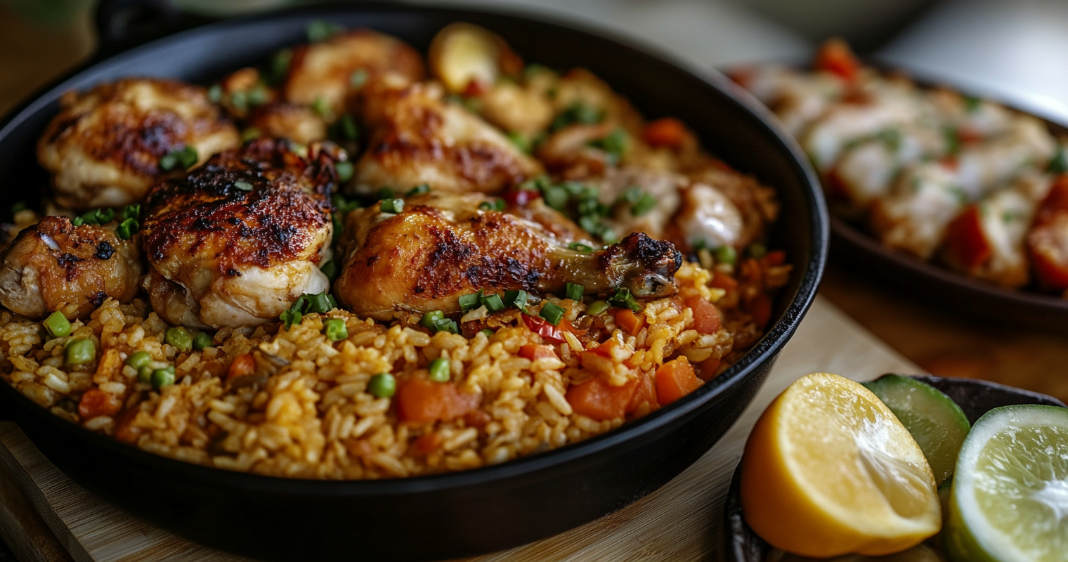 What to pair with arroz con pollo?