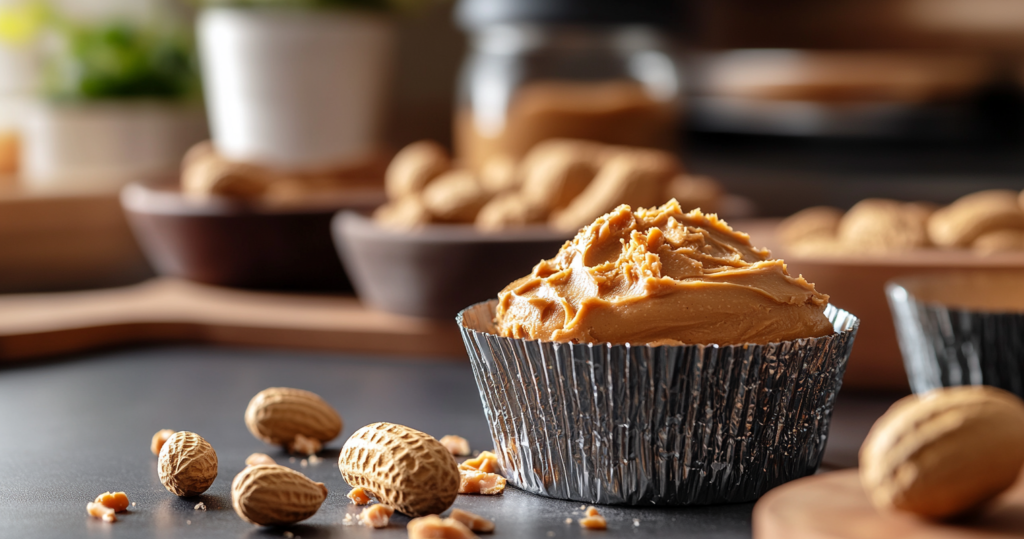 How does peanut butter affect baking?