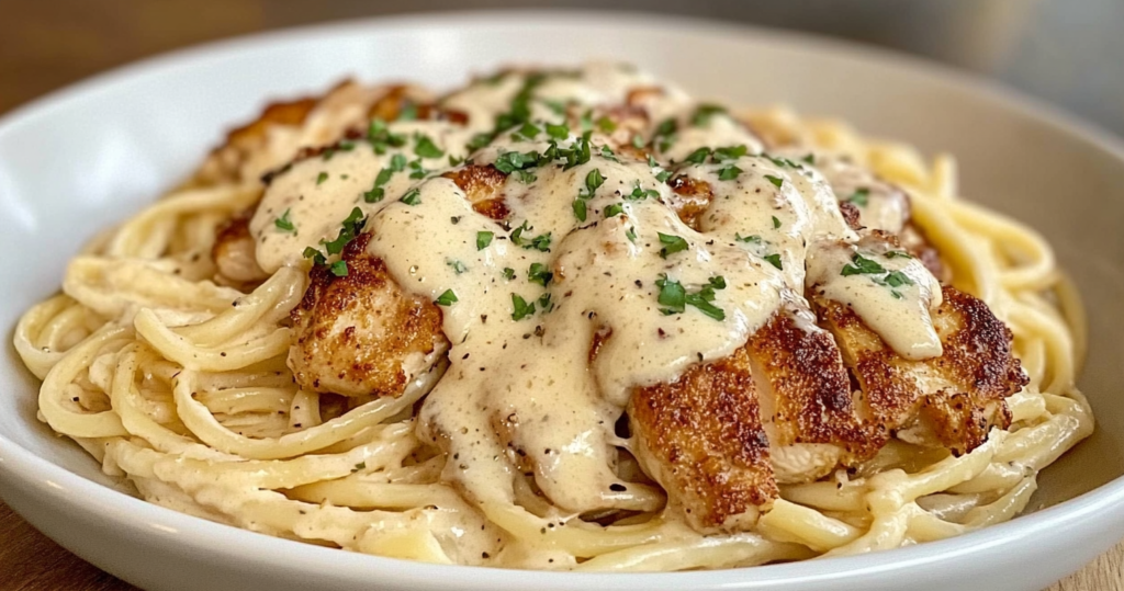 How to make chicken alfredo?