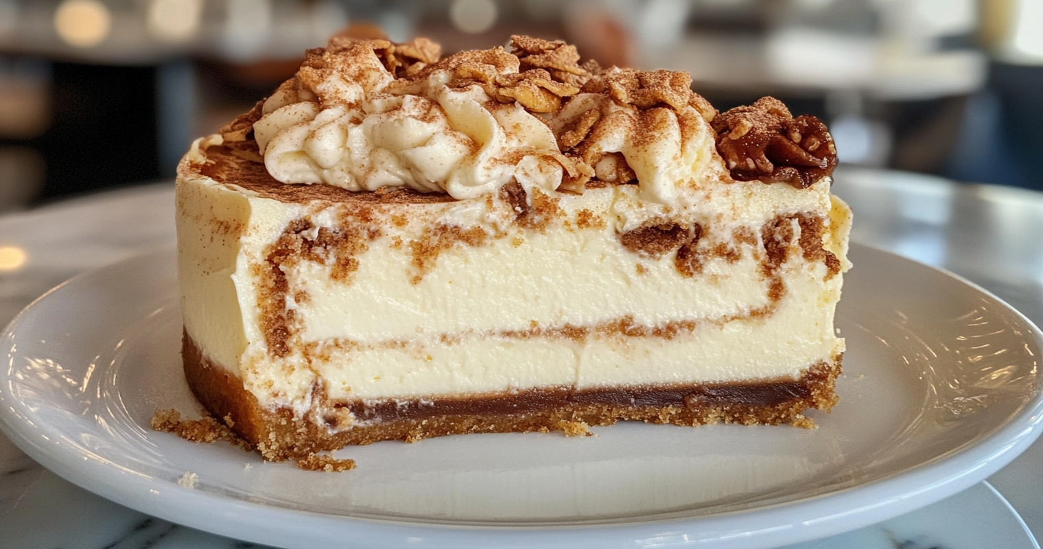 Cinnamon Roll Cheesecake