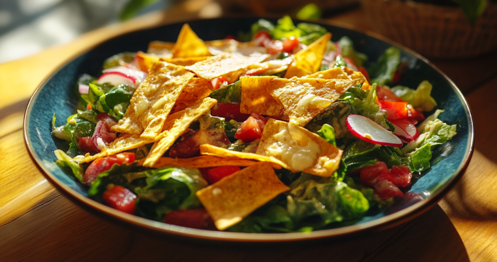 Tortilla Strips for Salad