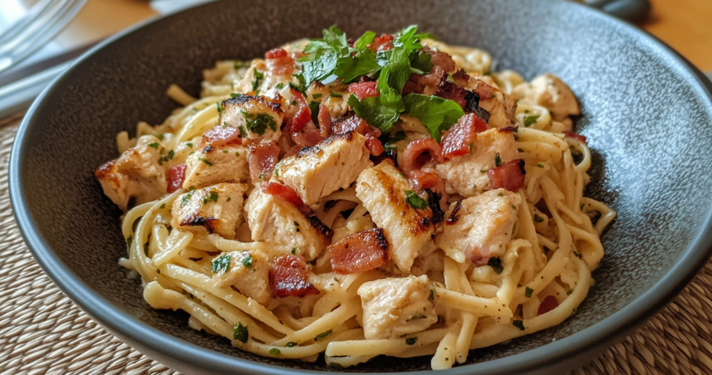 Chicken Bacon Ranch Pasta