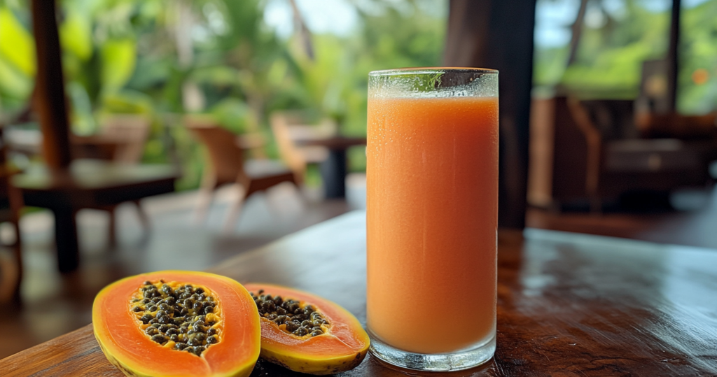 What is papaya juice good for?