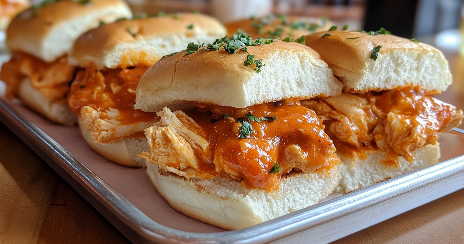 Buffalo Chicken Sliders