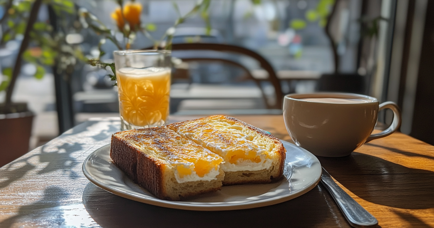 Custard Yogurt Toast