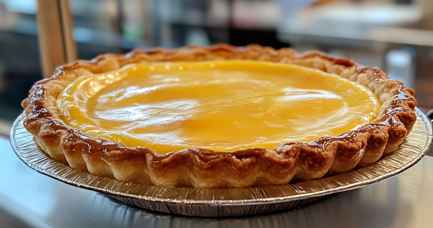 What is a custard pie filling made of?