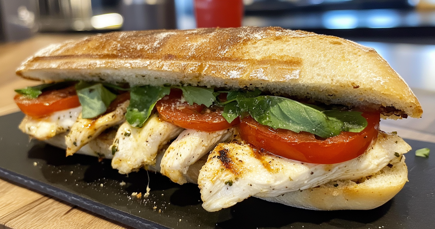 Chicken Caprese Sandwich