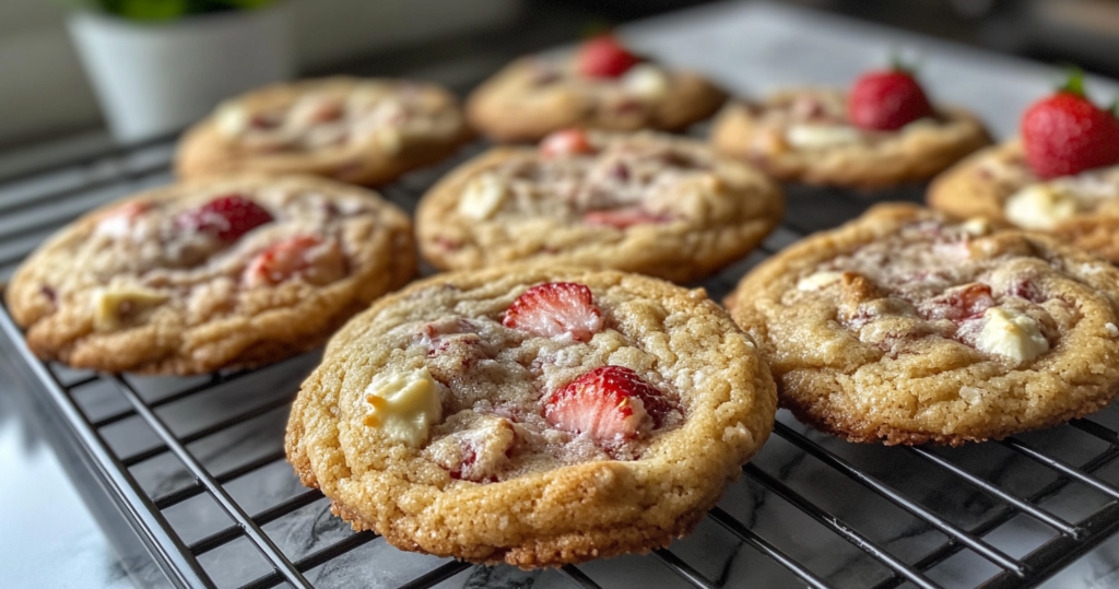 Strawberry Cheesecake Cookies