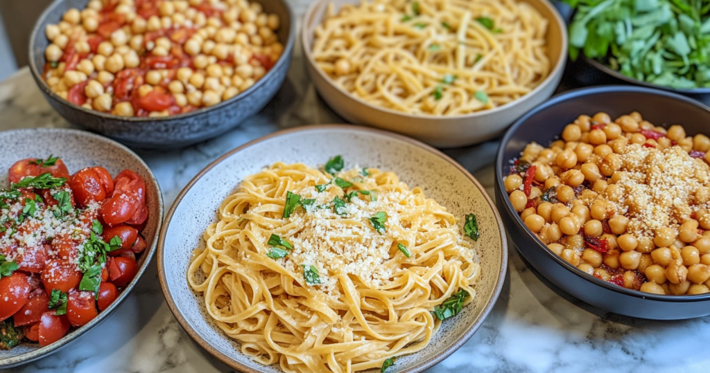 Is chickpea pasta full of carbs?